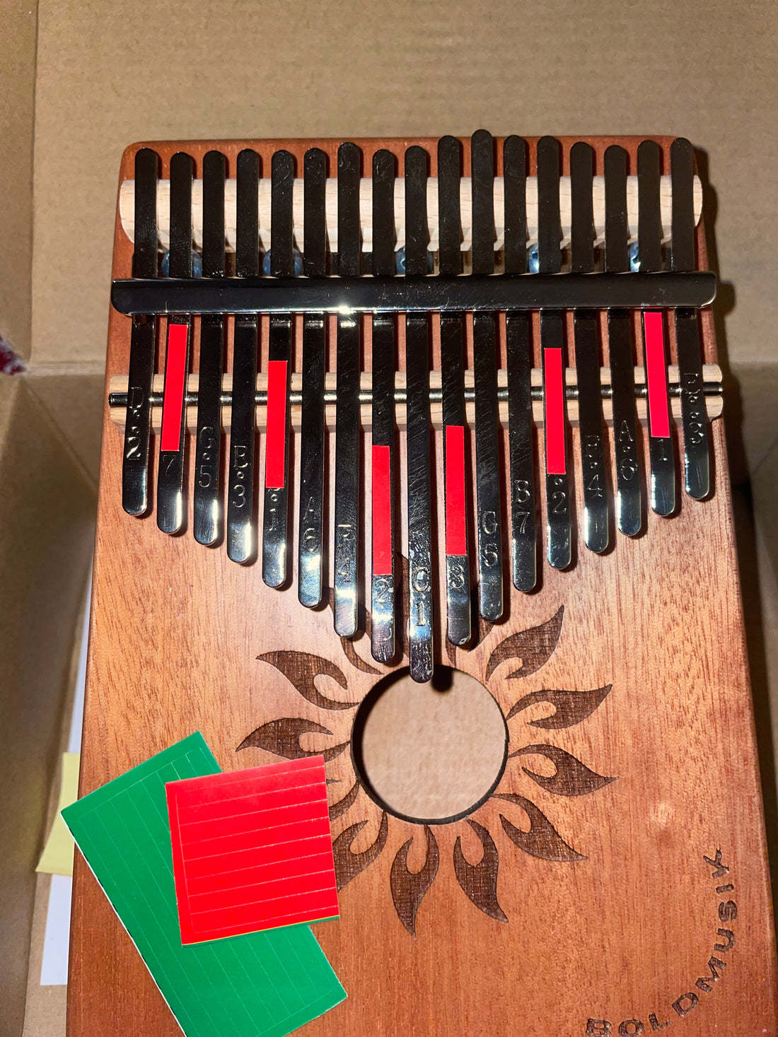 Why Do Many Kalimbas Have Colored Tines?